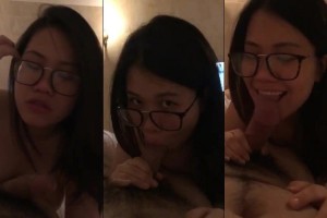 Bé sinh viên kính cận rủ đi xem bóng đá mà em không nói là xem trong nhà nghỉ | BJ #53d4f0