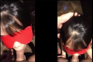 Bịt mắt em bú lút cán | BJ Bịt mắt em bú lút cán | BJ