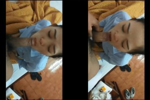 Chị kế toán công ty thuốc lá say sưa bú mút | BJ