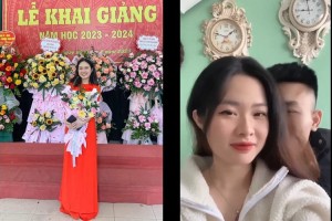 Clip vụ cô giáo 2k1 Mai Quỳnh Trang và nam sinh thân mật trong lớp học | 2k1 #2b8b9e