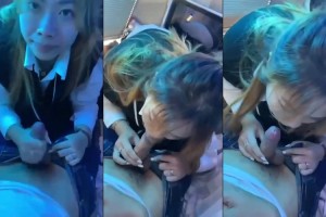 Cơn nứng đến thì trên xe khách em cũng kéo quần anh ra bú cu ngấu nghiến | BJ #b9bbd8