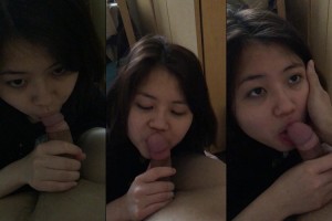 Em sinh viên ngoan ngoãn bú cu chóp chép như thèm lắm | BJ #91c7e3