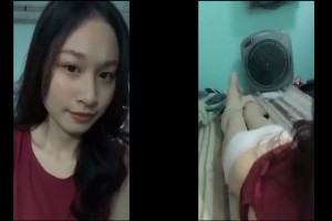 Em gái xinh show hàng trên gác lửng | em dâm