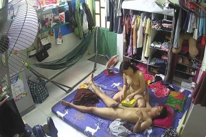 Hack camera full video em gái vú to và bạn trai làm tình trong phòng trọ | BJ #475f27