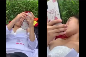 Khám phá cơ thể em nữ sinh Thanh Hóa ở vườn vắng | nữ sinh