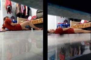 Quay lén chị hàng xóm chút nữa thì bị phát hiện | genz #3538ed Quay lén chị hàng xóm chút nữa thì bị phát hiện | genz #3538ed