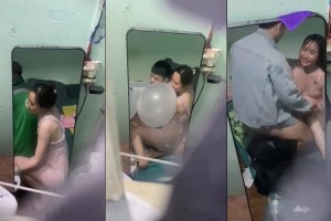 Chị hàng xóm và anh grab may mắn bú bóng xong bú luôn chị | BJ #f48f28