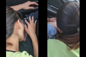 Tắc đường em lén lút bú cu cho anh trên xe ô tô | BJ Tắc đường em lén lút bú cu cho anh trên xe ô tô | BJ