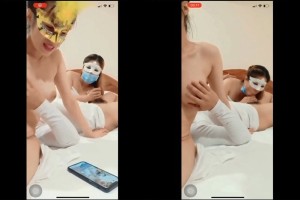 Threesome em live trò chuyện | em dâm